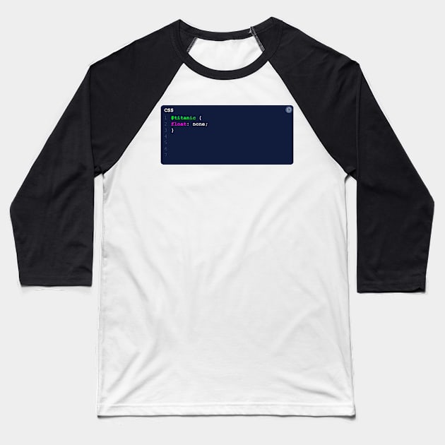 CSS Titanic Baseball T-Shirt by woundedduck